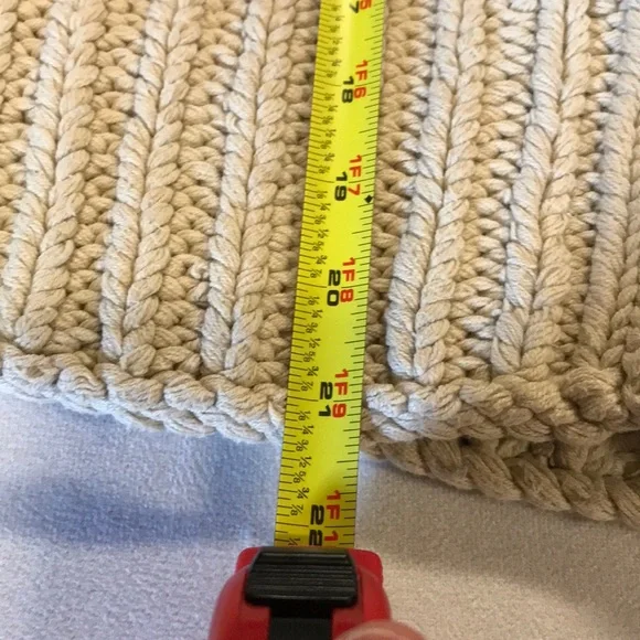 Free people my only sunshine Chunky Knit Tan Sweater Women S relaxed mock neck - Picture 4 of 10